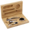 4 Piece Bamboo Wine Gift Set