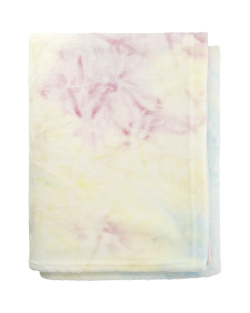 Tie Dye Flannel Fleece Blanket Tie Dye Flannel Fleece Blanket