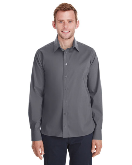 Men's Crown Collection® Stretch Broadcloth Untucked Shirt Men's Crown Collection® Stretch Broadcloth Untucked Shirt