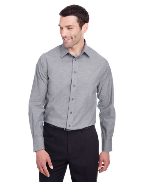 Men's Crown Collection™ Stretch Pinpoint Chambray Shirt Men's Crown Collection™ Stretch Pinpoint Chambray Shirt