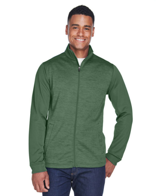 Men's Newbury Colorblock Mélange Fleece Full-Zip Men's Newbury Colorblock Mélange Fleece Full-Zip